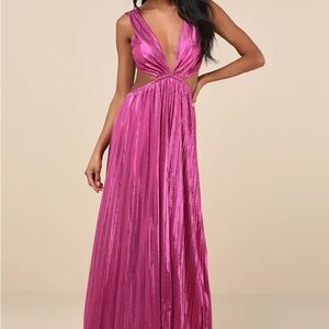 BRAND NEW Elegant Pink Maxi Dress